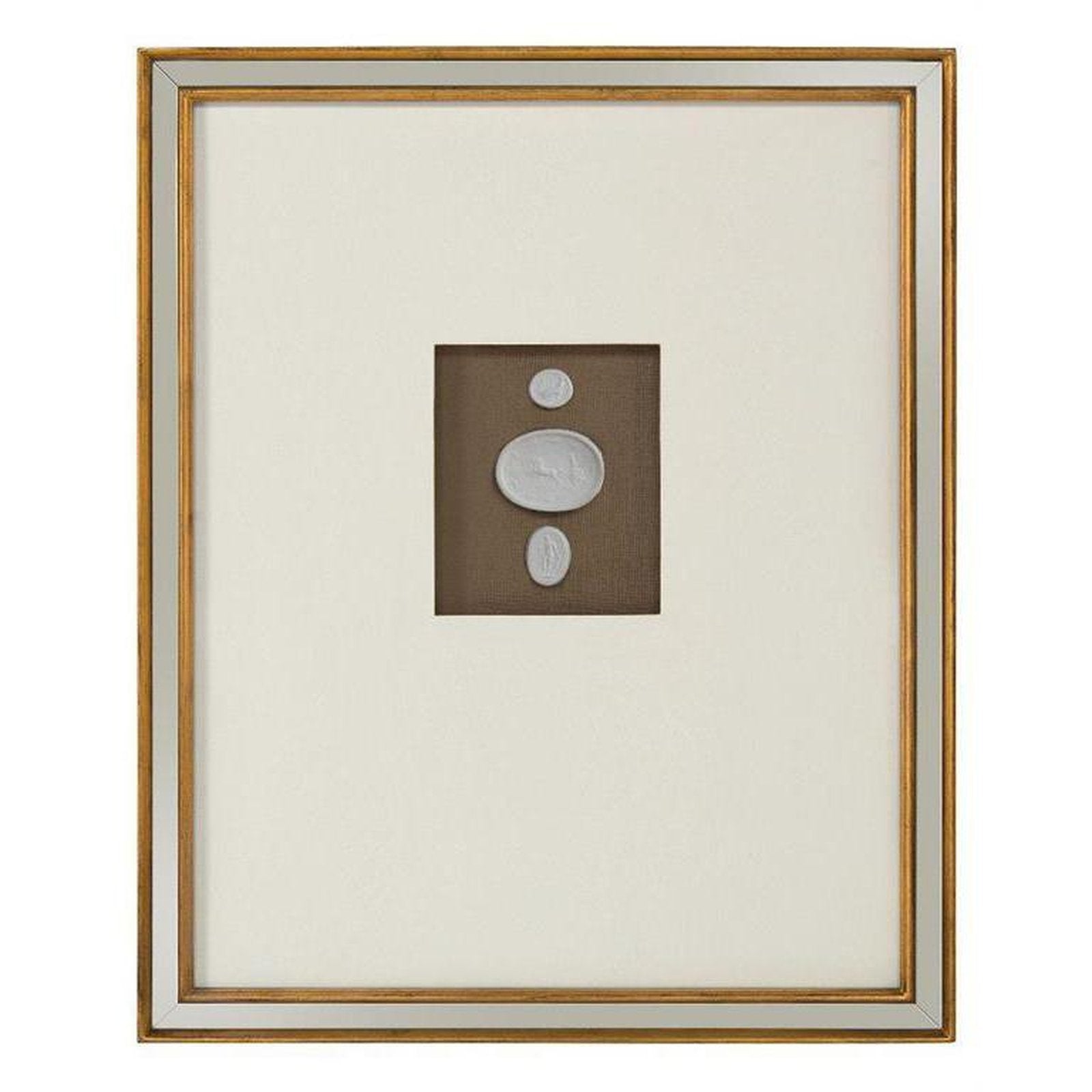 John Richard Mahogany Intaglio Wall Art