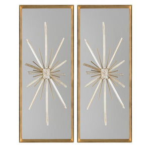 John Richard Set Of Two North Star Wall Decor Wall Art