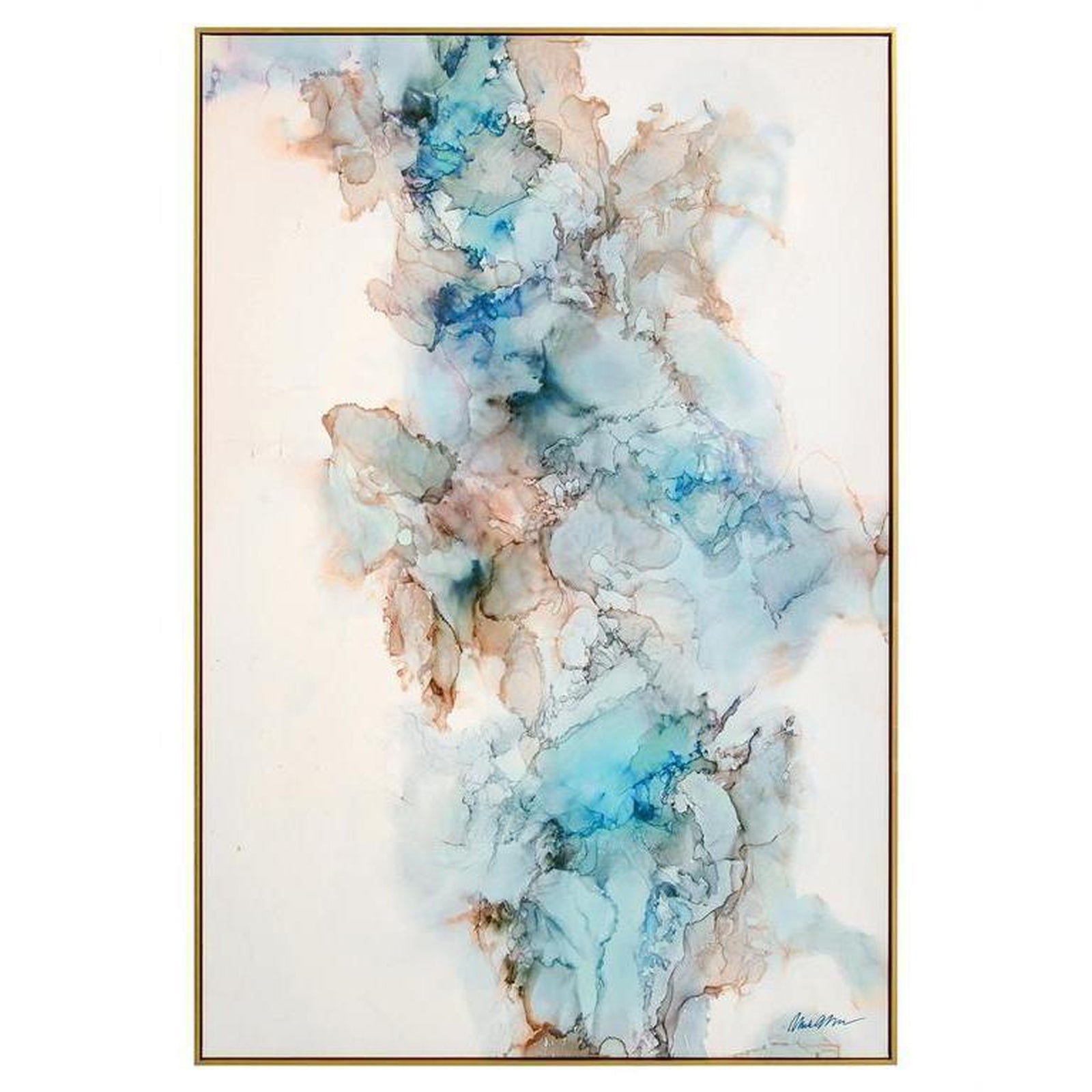John Richard Mark Mcdowell'S Blue Current Wall Art