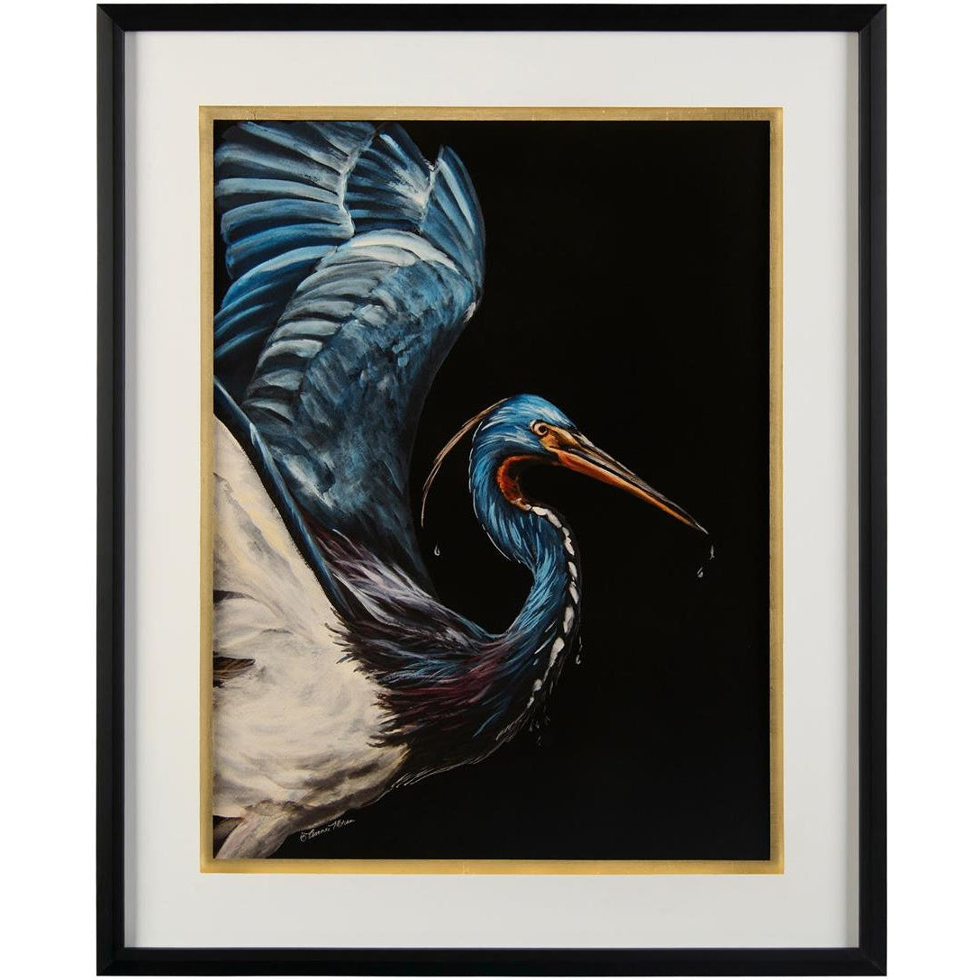 John Richard Annie Moran'S Tri Color Heron I Wall Art