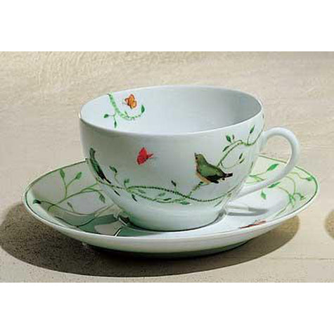 Raynaud Wing Song / Histoire Naturelle Breakfast Saucer