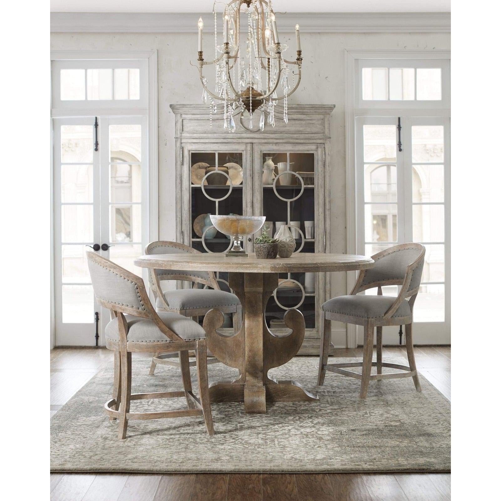 Hooker Furniture Boheme Garnier Barrel Back Counter Stool
