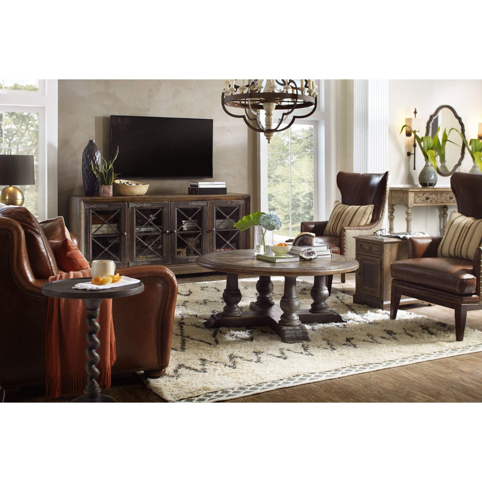 Hooker Furniture Pipe Creek Bunching Media Console