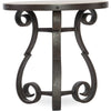 Hooker Furniture Luckenbach Metal and Stone End Table