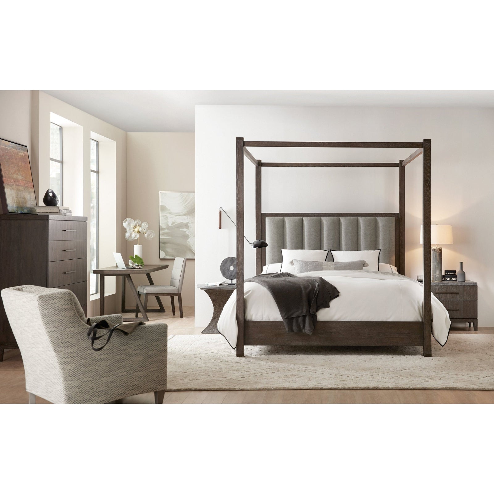 Hooker Furniture Miramar Aventura San Marcos Stone Top Nightstand