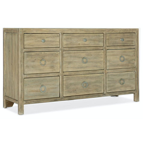 Hooker Furniture Surfrider Nine-Drawer Dresser