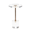 John Richard Brass And Acrylic Martini Side Table Short