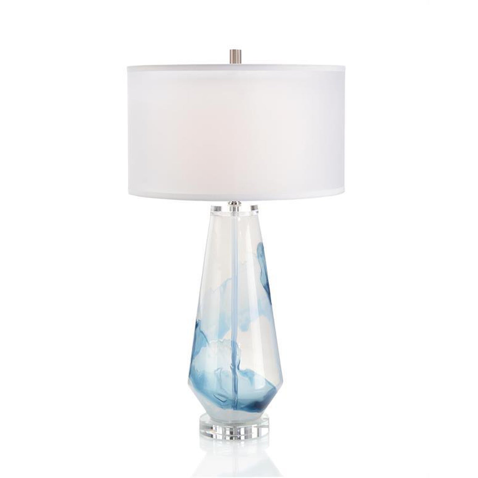 John Richard Blue Cloud Glass Table Lamp