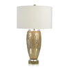 John Richard Silver And Gold Glass Table Lamp