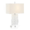 John Richard Glass And Acrylic Formed Table Lamp