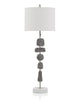 John Richard Nickel Medallion Table Lamp