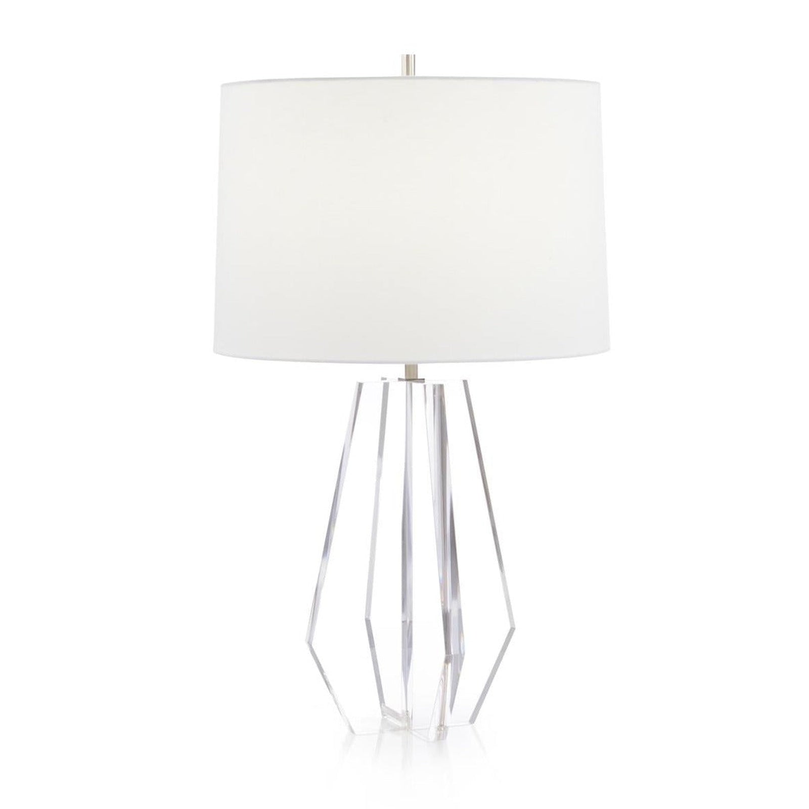 John Richard Table Lamp In Acrylic Geometry