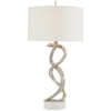 John Richard Windswept Silver Table Lamp