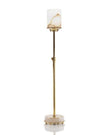 John Richard Honey Brass And Alabaster Buffet Lamp