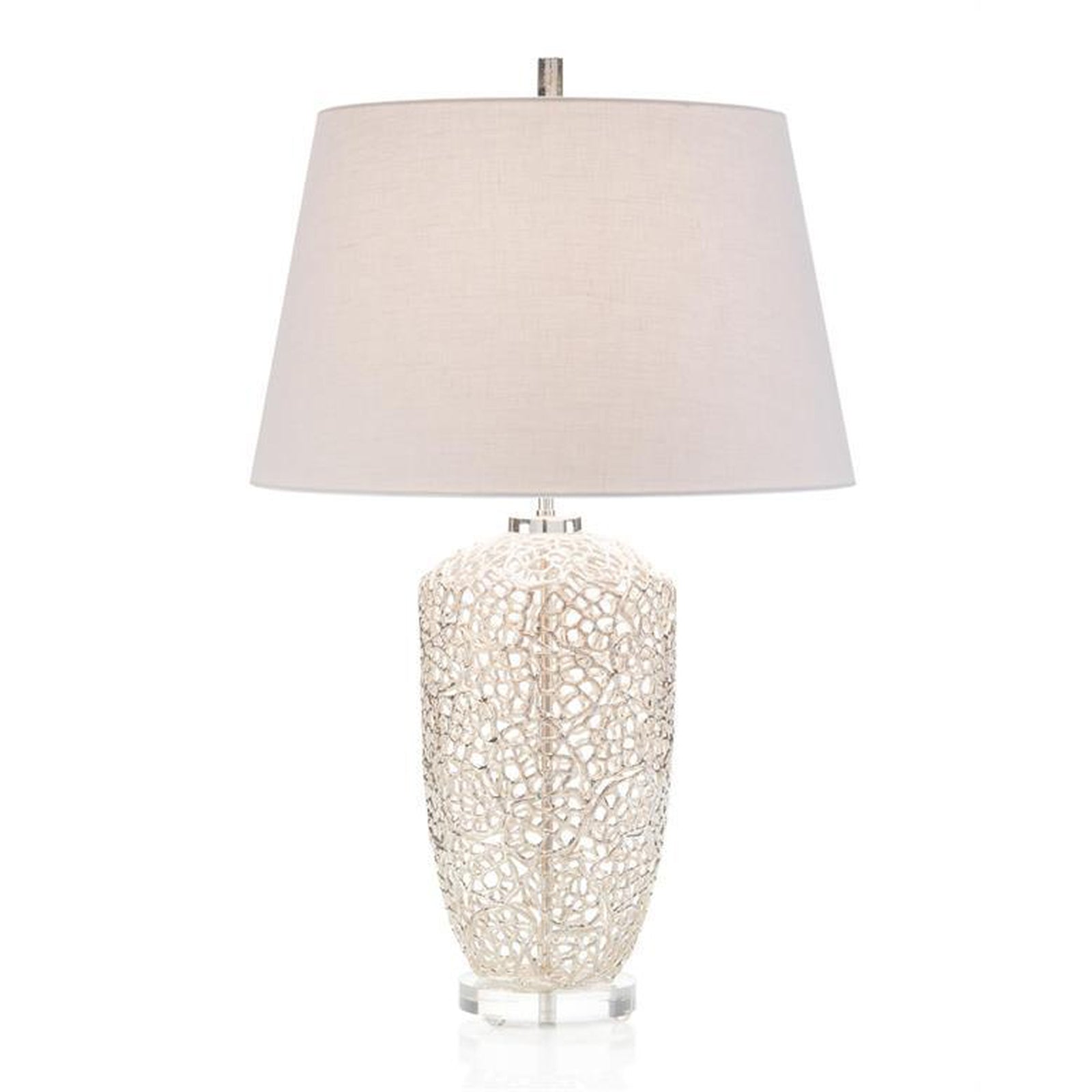 John Richard Silver Vines Table Lamp