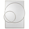 John Richard Equinox Mirror In Pewter Silver