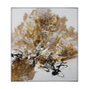 John Richard Chen Qi'S Gilt And Charcoal Wall Art