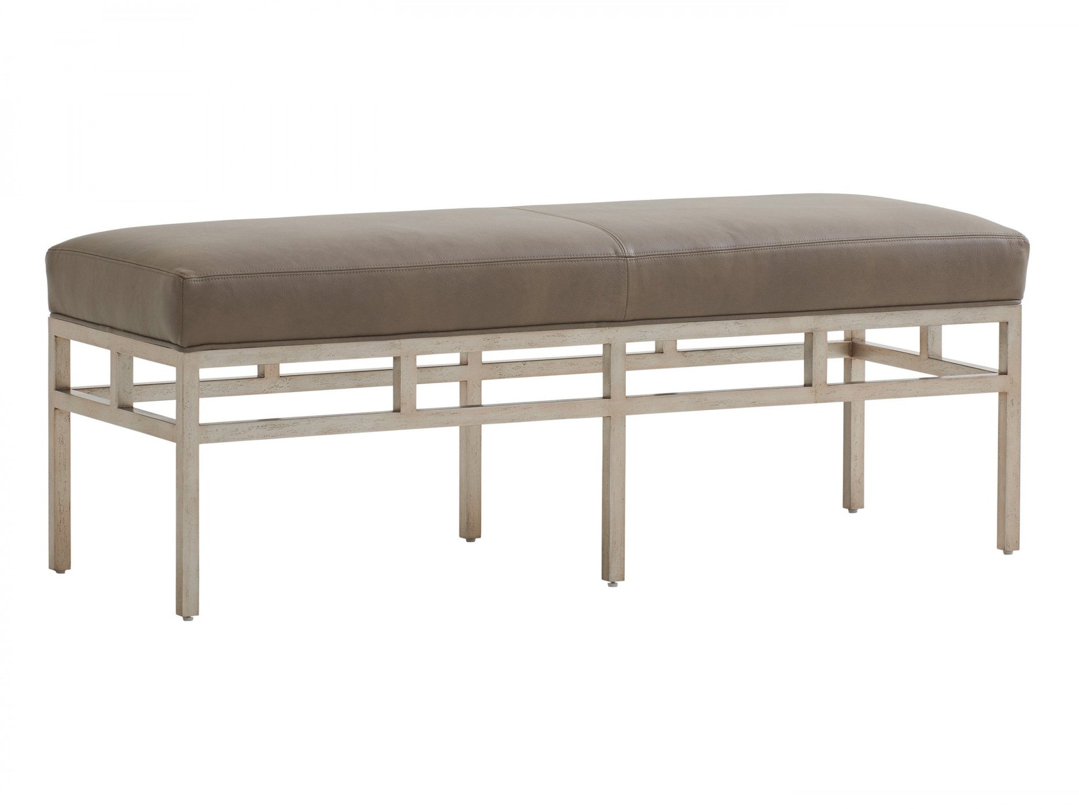 Barclay Butera Upholstery Lucca Metal Bench