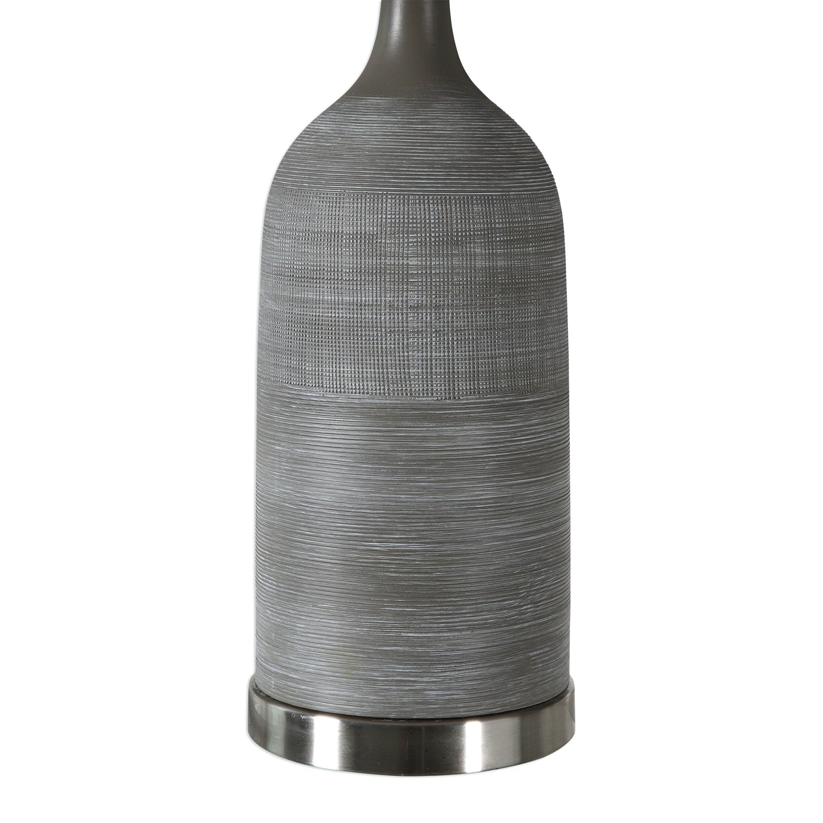 Modern Accents Textured Ceramic Table Lamp