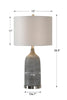 Modern Accents Textured Ceramic Table Lamp