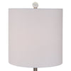 Modern Accents Brushed Nickel and Crystal Accents Table Lamp