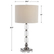Modern Accents Stacked Crystals Table Lamp