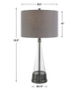 Modern Accents Cone Glass Table Lamp
