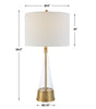 Modern Accents Cone Glass Table Lamp