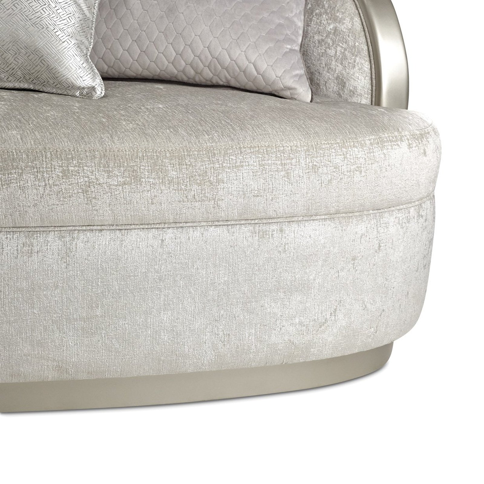 Michael Amini Lanna Mansion Sofa Storm Silver Mist