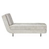 Michael Amini Lanna Armless Chaise Storm Silver Mist