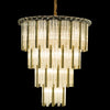 Michael Amini Lighting Chimes 18 Chandelier 2 pc Set