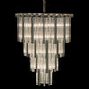 Michael Amini Lighting Chimes 18 Chandelier 2 pc Set