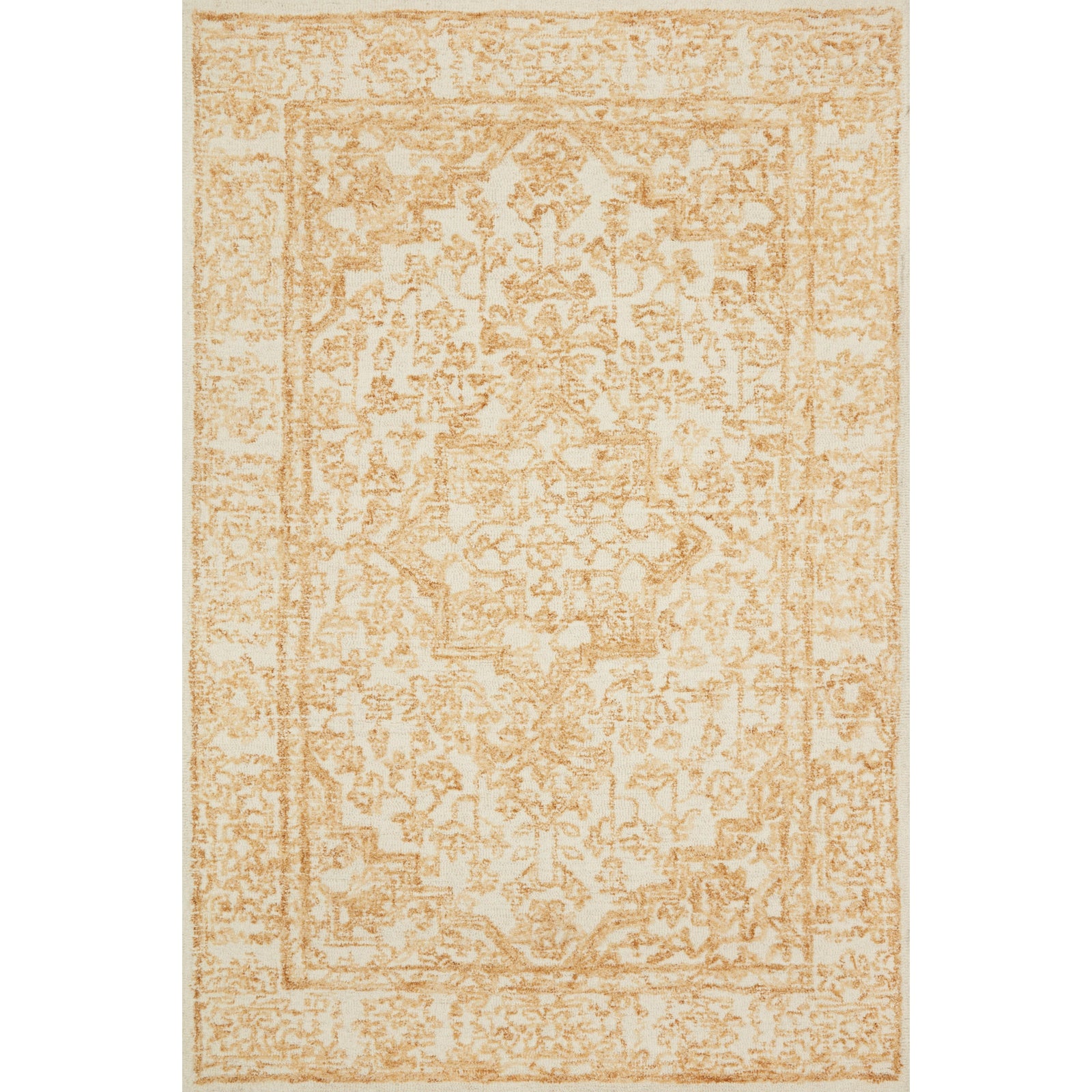 Loloi Magnolia Home Annie ANN-03 Rug in White / Gold