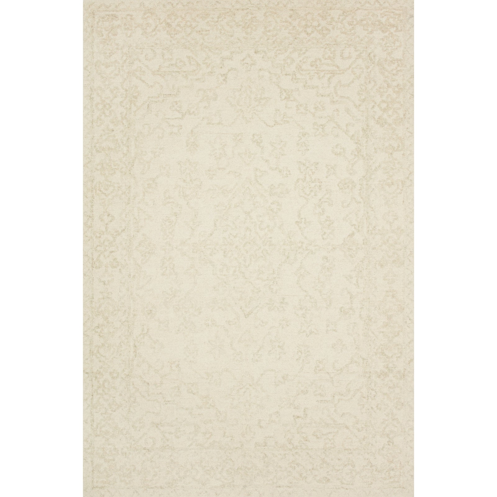 Loloi Magnolia Home Annie ANN-04 Rug in White / Light Grey