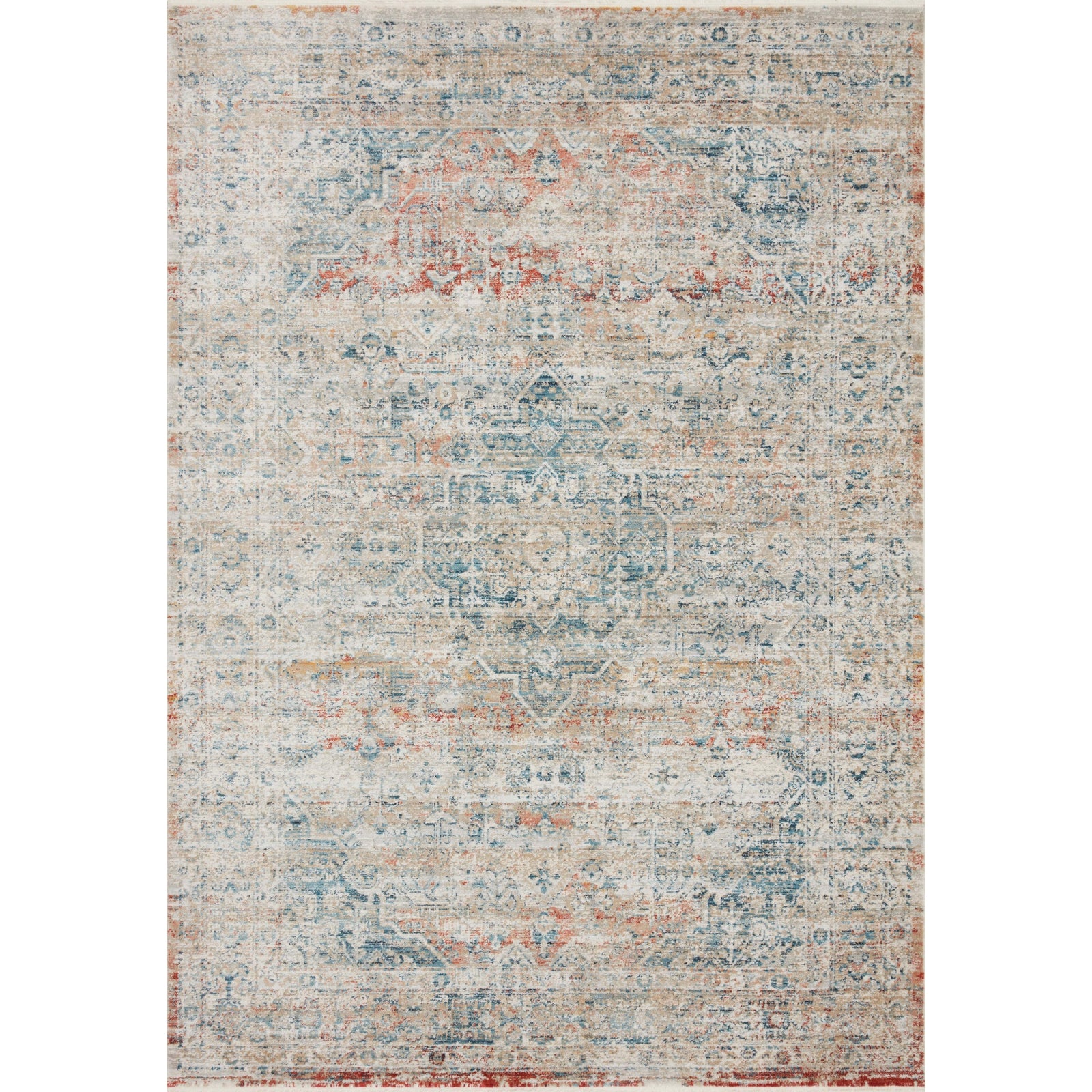 Loloi Magnolia Home Elise ELI-03 Rug in Neutral / Multi