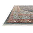 Loloi Magnolia Home Graham GRA-01 Rug in Blue / Persimmon