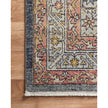 Loloi Magnolia Home Graham GRA-01 Rug in Blue / Persimmon