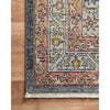 Loloi Magnolia Home Graham GRA-01 Rug in Blue / Persimmon