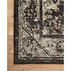 Loloi Magnolia Home Lindsay LIS-04 Rug in Charcoal / Beige