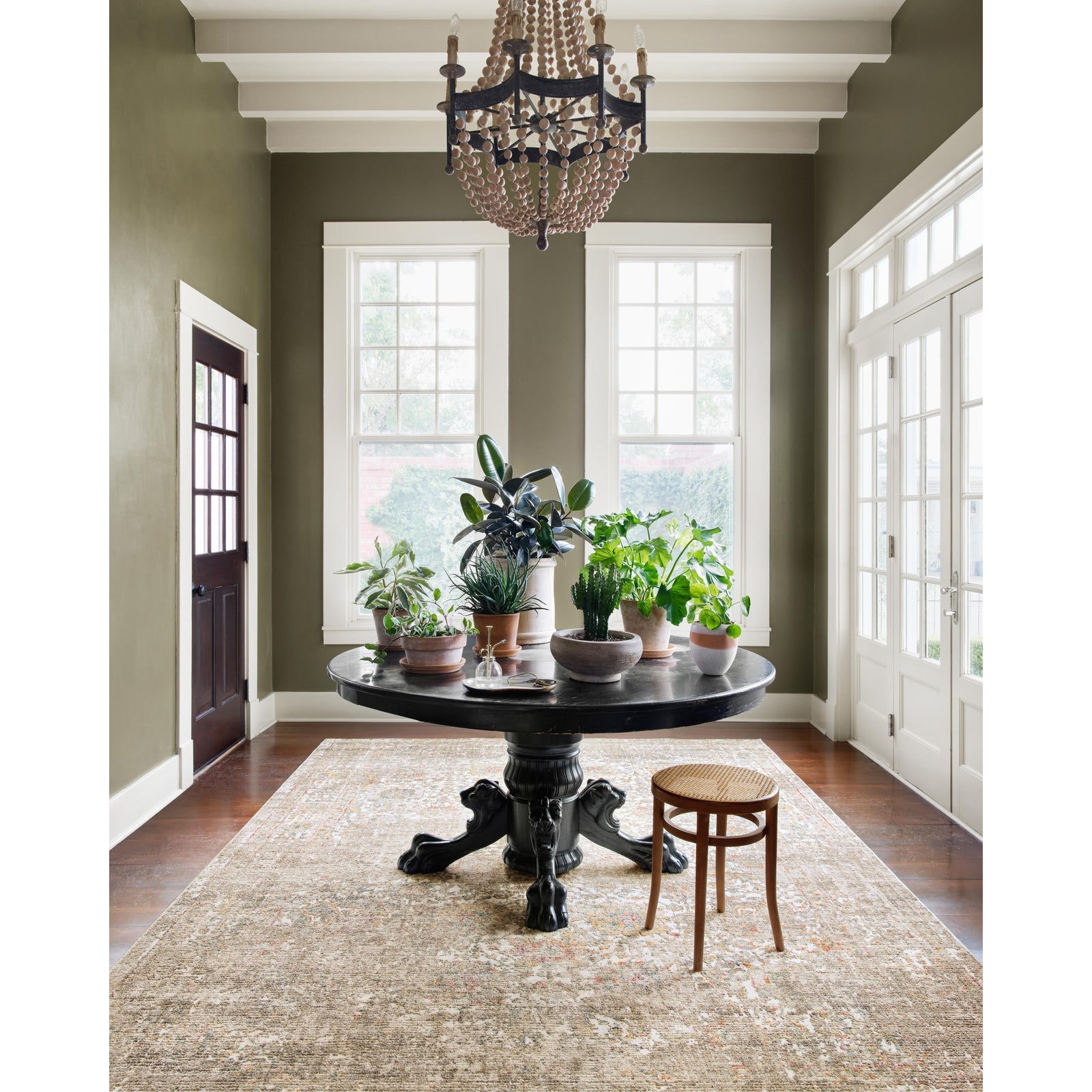 Loloi Magnolia Home Linnea LIN-05 Rug in Multi / Taupe