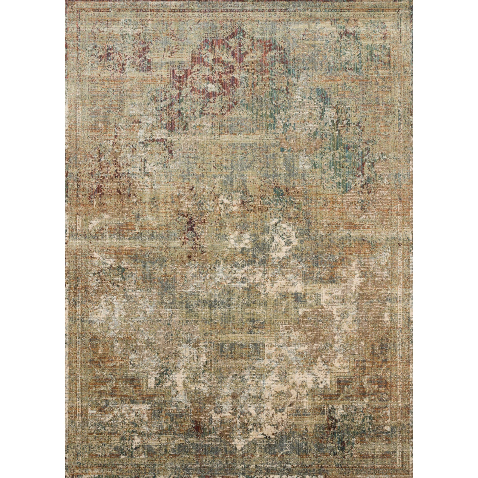 Loloi Magnolia Home Linnea LIN-06 Rug in Multi / Ivory