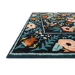 Loloi Rifle Paper Les Fleurs LES-01 Rug in Black