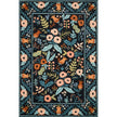 Loloi Rifle Paper Les Fleurs LES-01 Rug in Black