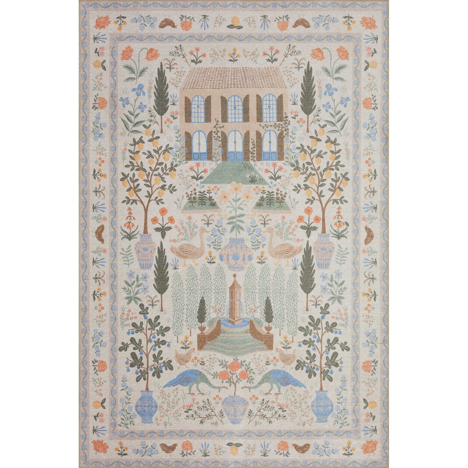 Loloi Rifle Paper Menagerie MEN-03 Rug