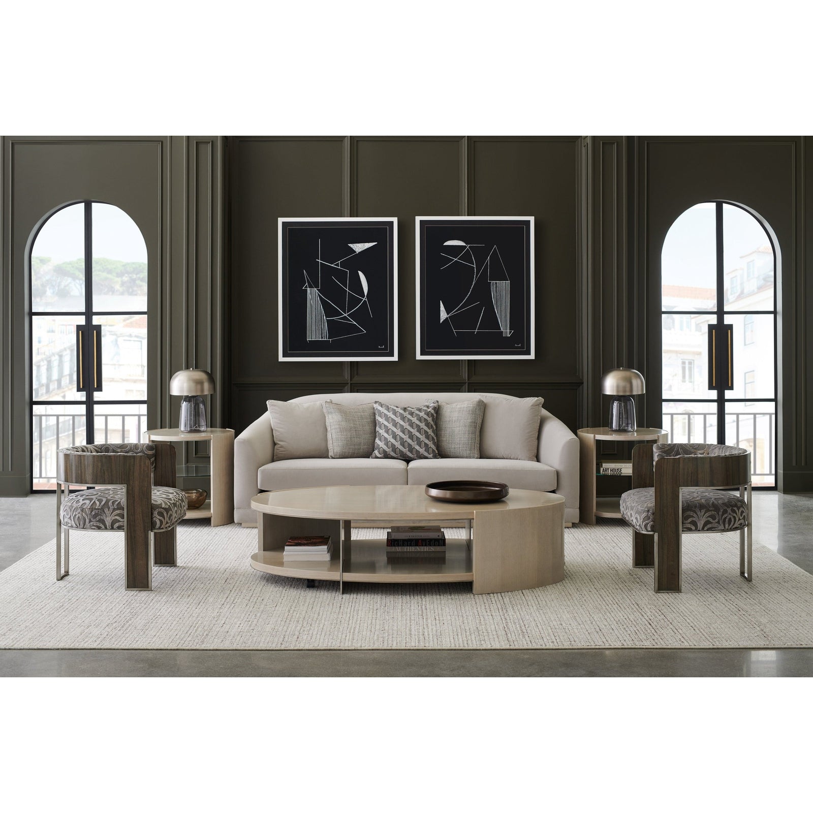 Caracole Modern La Moda Da Vita Round End Table