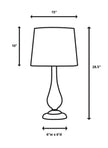 Modern Accents Decorative Rod Table Lamp