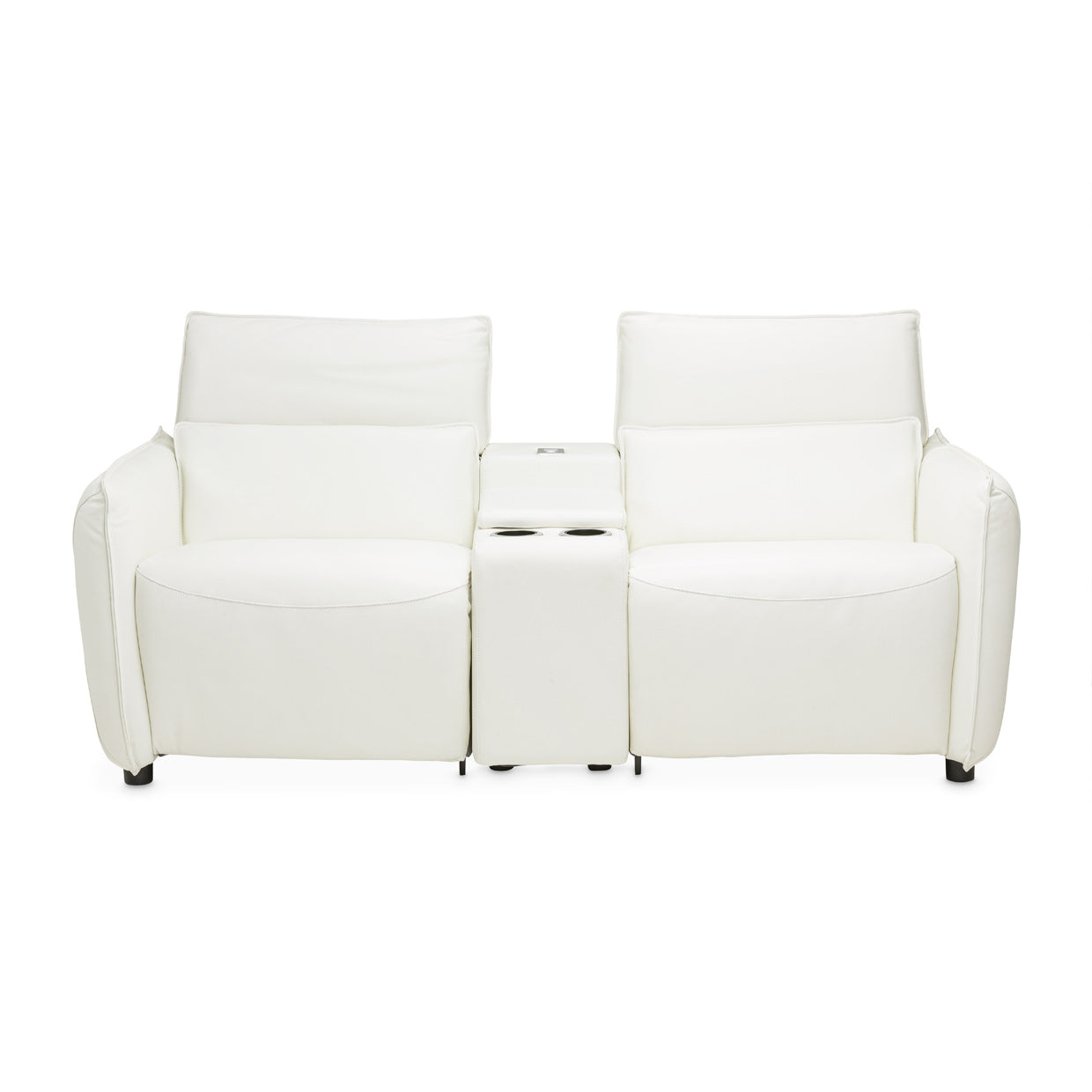 Michael Amini Mia Bella Verona Sectional Loveseat w/Storage Console 3pc