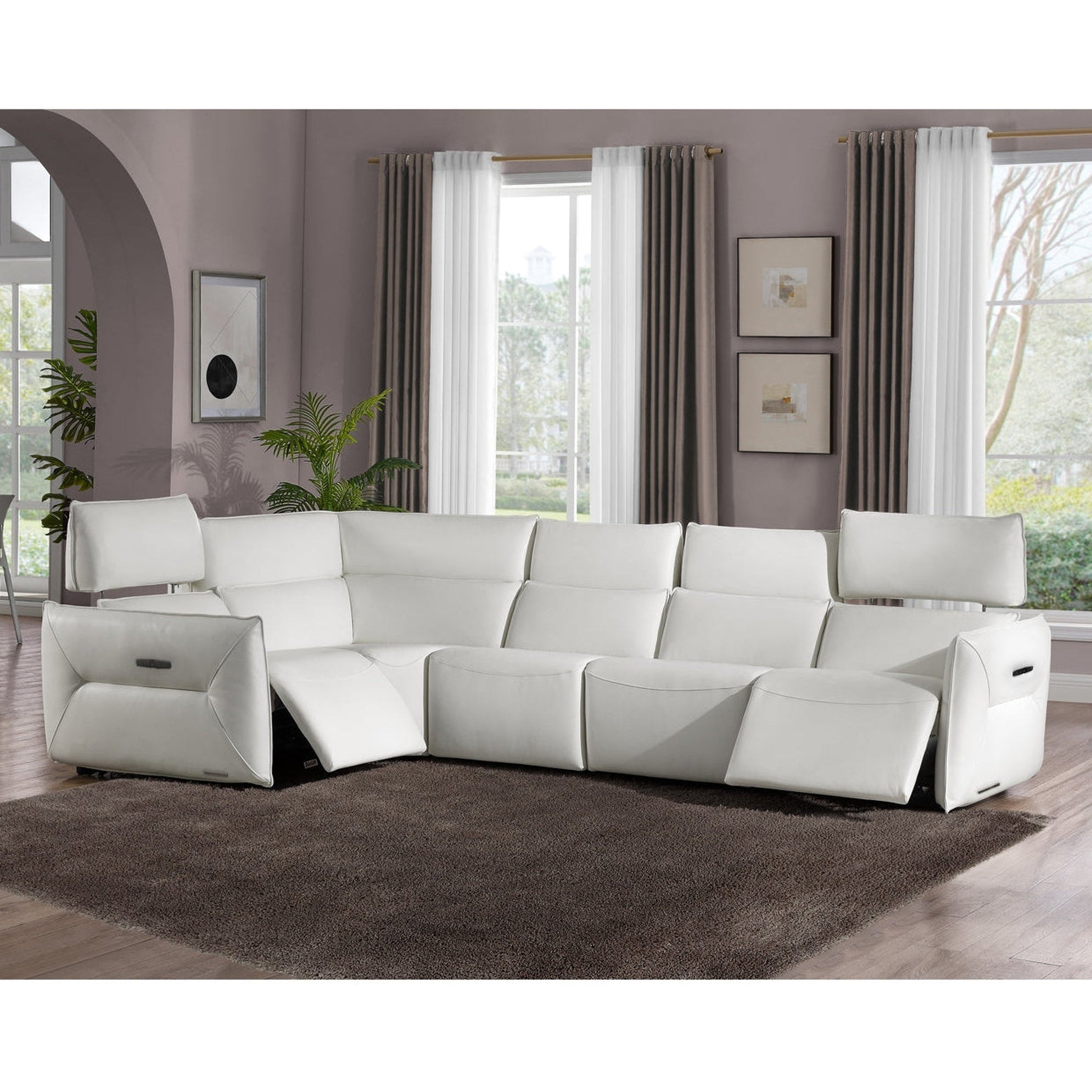 Michael Amini Mia Bella Verona 5 PC Sectional Set