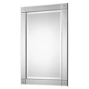 Modern Accents Frameless Rectangular Mirror