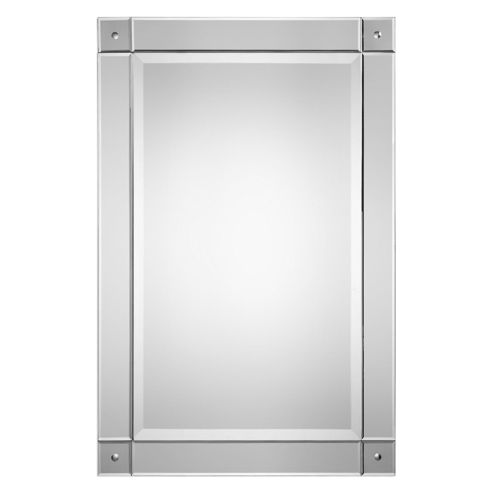 Modern Accents Frameless Rectangular Mirror